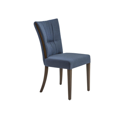 Modern Chair Blue Furniture Designer Furnishings Luxury Dining room Upholstered Seat