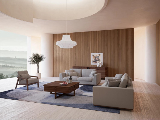 Living room Gray Sofa set 2x Sofas Two-seater Design Armchair Luxury Furnishings
