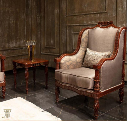 Classic Living room upholstered suite 3+1 Seater Designer 2-piece set new