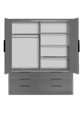 Multipurpose Shelves 207cm Wardrobe Shelf Storage Wardrobe Coat rack new