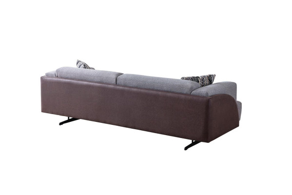 Gray Living room 3-Seater Luxurious Three Seater Sofa Upholstery Couches
