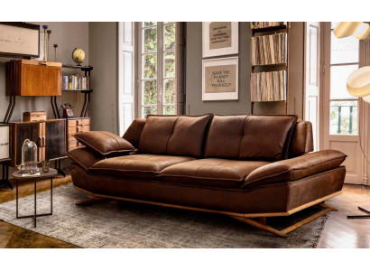 Modern Brown Color 3-Seater Sofa Comfort and style in one new ensemble