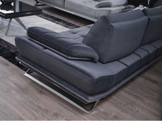 Modern Blue Color 3-Seater Sofa Comfort and style in one new ensemble