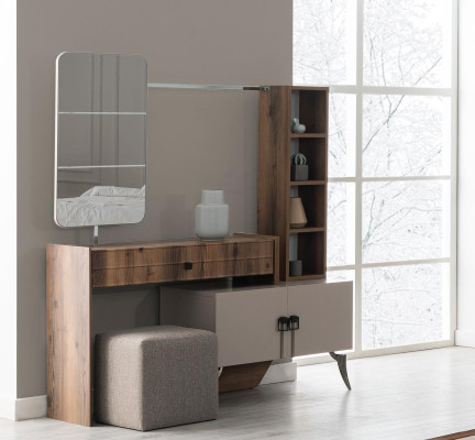 Modern Bedroom Wood Dressing table with Mirror Designer Luxury Furniture