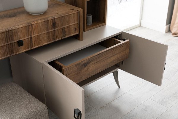 Modern Bedroom Wood Dressing table with Mirror Designer Luxury Furniture