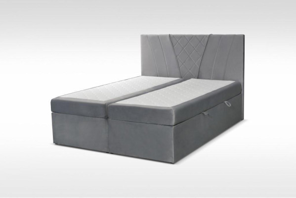 Double bed Upholstery Bed Gray 180x200 Beds Luxury Design Furniture Bedroom new