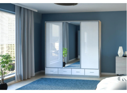 Wardrobe Wardrobe Wall Unit Bedroom Adult Color White Furniture new