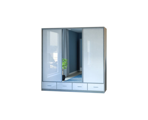 Wardrobe Wardrobe Wall Unit Bedroom Adult Color White Furniture new