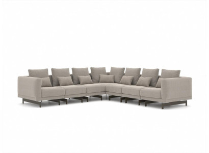 Designer Upholstered furniture Corner sofa L-shape Furnishings Suite Upholstery Textile new