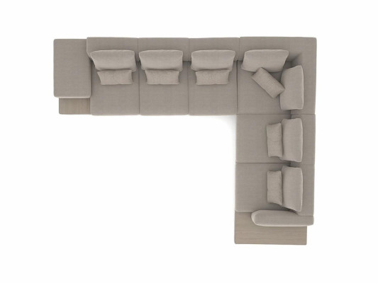 Upholstered furniture Gray Sofa Couch L-shape Design Corner sofa new Living room Coffee table