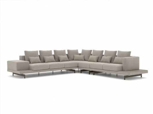 Designer Suite Living room Corner sofa L-shape Furnishings Luxury Furniture new