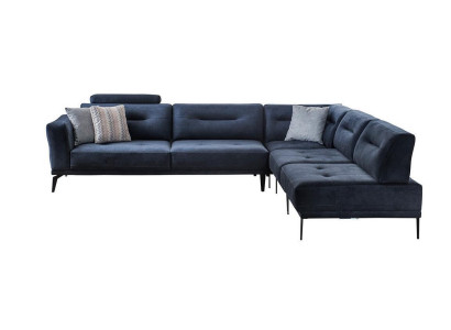 L-shape luxury living room 4-seater fabric sofa corner sofa modern design