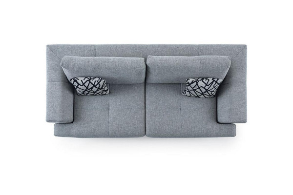Living room Design 3-Seater Gray Sofa Modern Luxury Fabric Sofa Exclusive