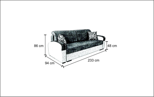 Living room Design Couches Upholstery Sofas Seat furniture Three-seater Sofa Sofa bed new