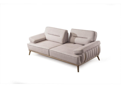 Luxurious 3-Seater Sofa White Color Modern Furniture in Living room Novelty