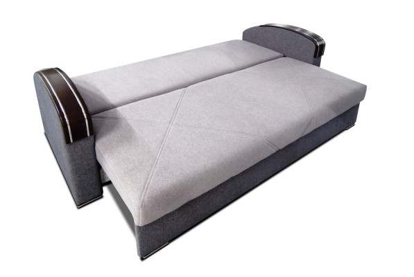 Luxury Design Sofa 3 Seater Furniture Upholstery Gray Textile Wood Furniture Sofa bed new