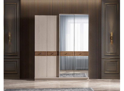 Stylish Wardrobe Luxury Wardrobe Modern Beige Bedroom Furniture