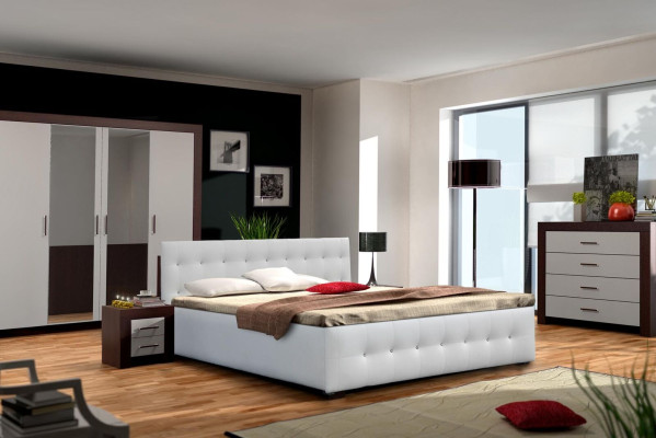 Bedroom Beds Textile Hotel Luxury Upholstery 180x200 Furniture Double bed Bed new