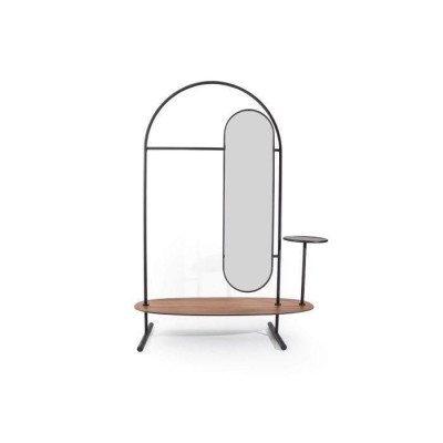 Luxurious Mirror with Shelf Modern Stylish Furniture in Hallway Novelty