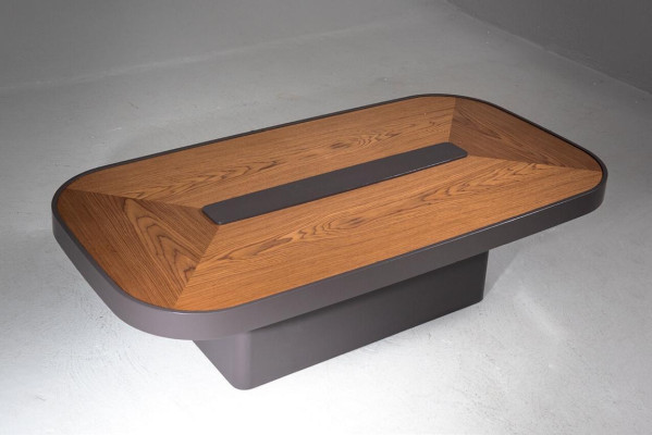 Modern coffee table in elegant gray - stylish home accessory new