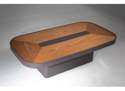 Modern coffee table in elegant gray - stylish home accessory new