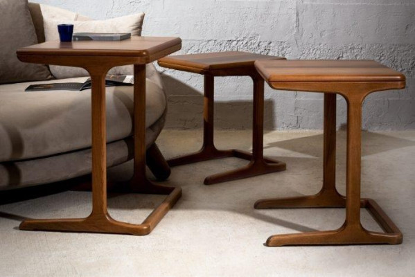 Functionality meets aesthetics: three modern side tables in a bundle