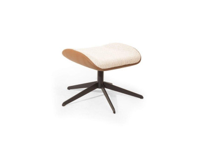 Stylish Beige Color Soft Stool Imitation leather Perfect Furniture in Living room