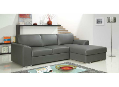 Innovation in the living room corner sofas with fabric upholstery and extendable sleeping function