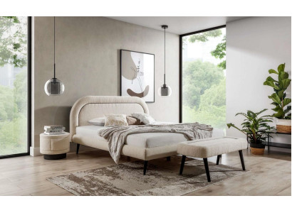 Bed White Beautiful Design Modern Double Beds Bedroom Elegant Furniture