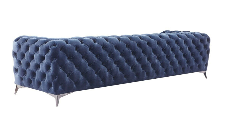 Sofa Chesterfield Couch Upholstery XXL Big Suite Textile 4+1+1 designer