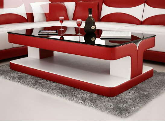 Sofa table design living room leather coffee glass couch upholstery side