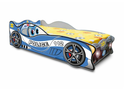 Racing Car Car Bed Sleep Room Child Beds Children Furniture Wood + Mattress