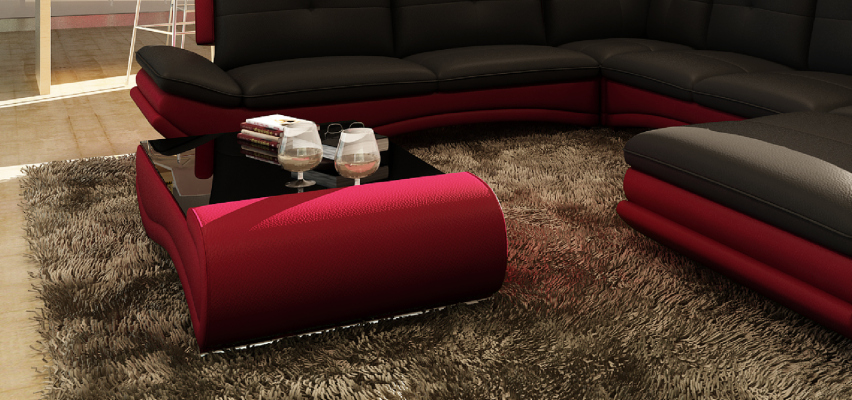 Sofa table design living room glass leather couch sofa table coffee side