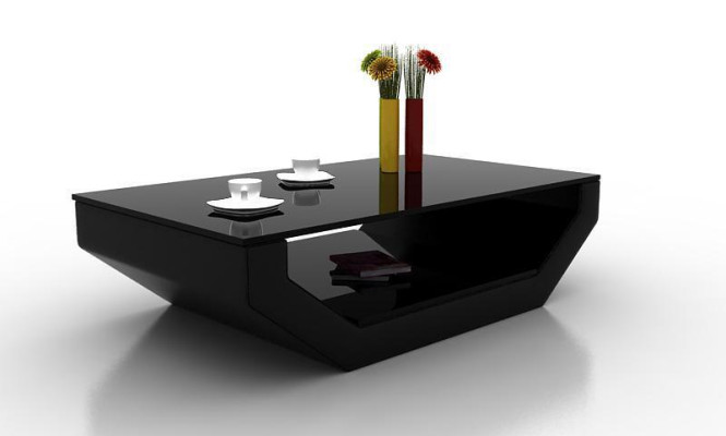 Design Space Luxury Leather Glass Table Living room Sofa Table Side tables