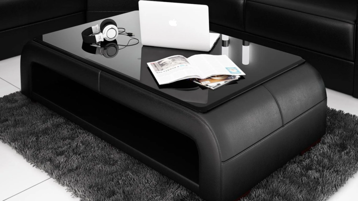 Sofa table design table living room glass leather decorative couch side sofa