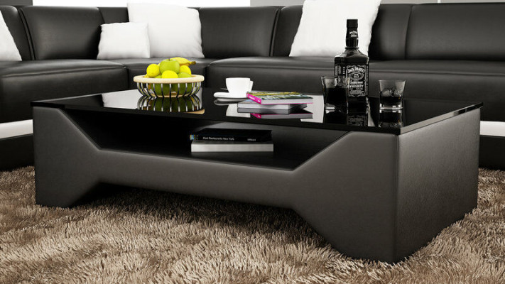 Classic r Luxury Designer Coffee table Decor Sofa Living room Table Leather