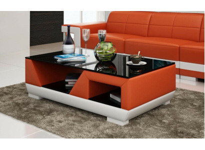 Classic r Luxury Designer Coffee table Sofa Living room Decor Table Leather