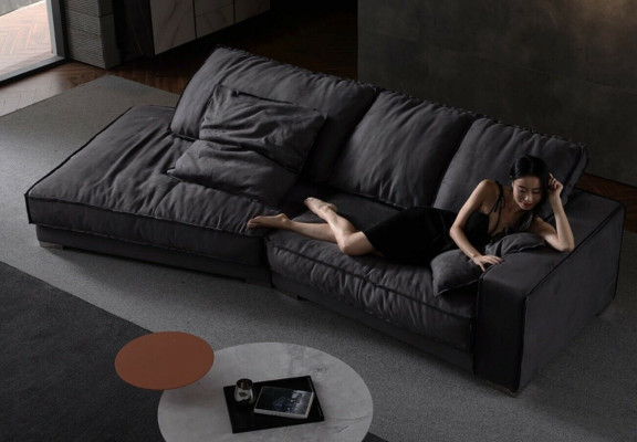 Design L-shape Modern Luxury Couches new Corner sofa Couch Sofas Textile Bed Function