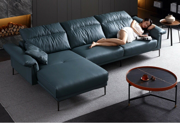 Living room L-shape Modern Elegant Living landscape Design Sofa Couch upholstery