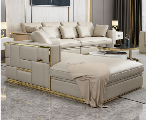 Design Luxury Sofa set Leather Sofa Upholstery Couch Design Furniture Set
