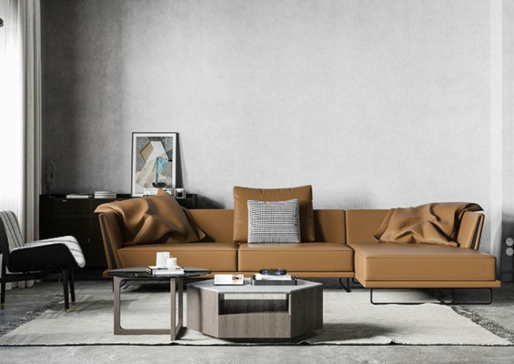 Corner sofa L-shape Leather Living landscape Relax Sofa Design Couch Lounge Sofas Corner new