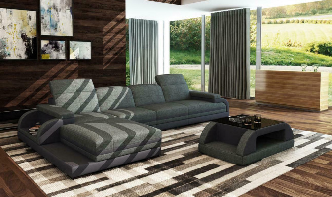 Leather sofa Couch Living landscape L-shape Design Modern Sofa Corner sofa Sofas