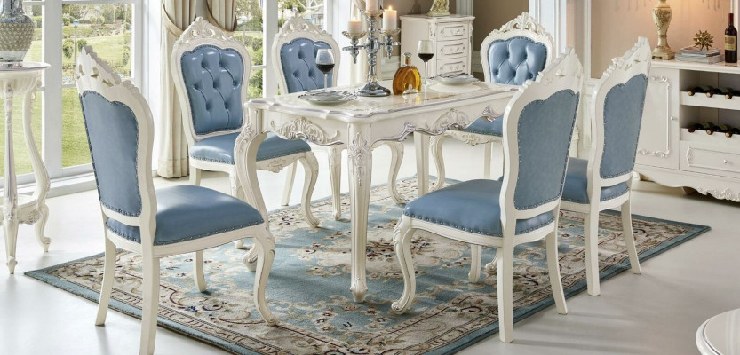 Classic Baroque Sets 4x Suite Chesterfield Chairs Group Solid wood