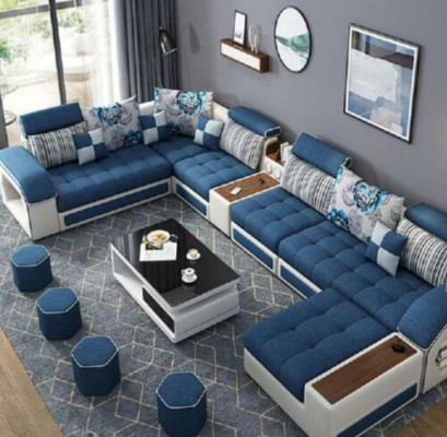 Corner sofa U-shape Upholstery Modern Relax Seat Luxury Furniture Living landscape Sofa Couch
