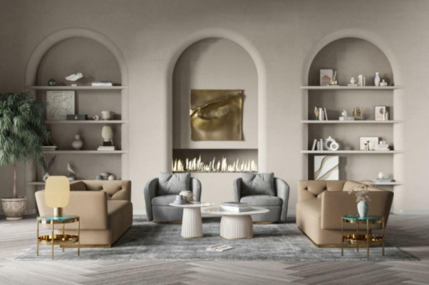 Sofa set 2+2 Seater Sofa Living landscape Seat Design Couch Lounge Sofa Textile