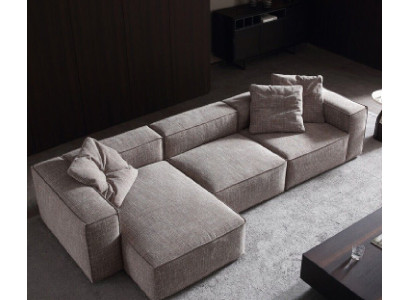 Design Upholstery Textile Modern Elegant Design Fabric Corner sofa L-shape