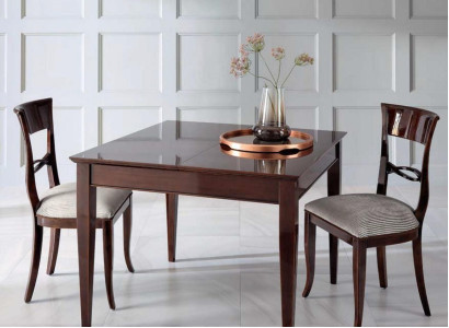Dining room table Dining table High gloss Table Wood Dining room Extendable new