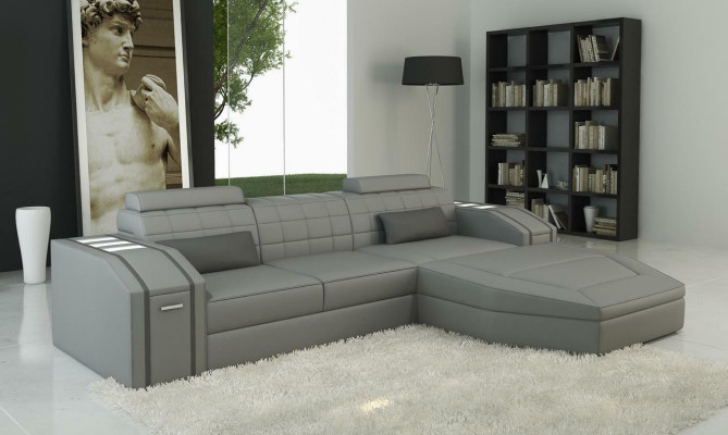 Design Upholstery Corner Sofa Couch Leather Sofas Suite XXL Living landscape