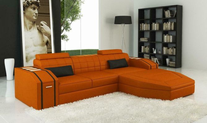 Design Upholstery Corner Sofa Couch Leather Sofas Suite XXL Living landscape
