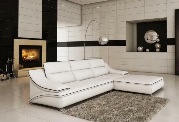 Design Upholstery Corner Sofa Couch Leather Sofas Suite Living landscape XXL
